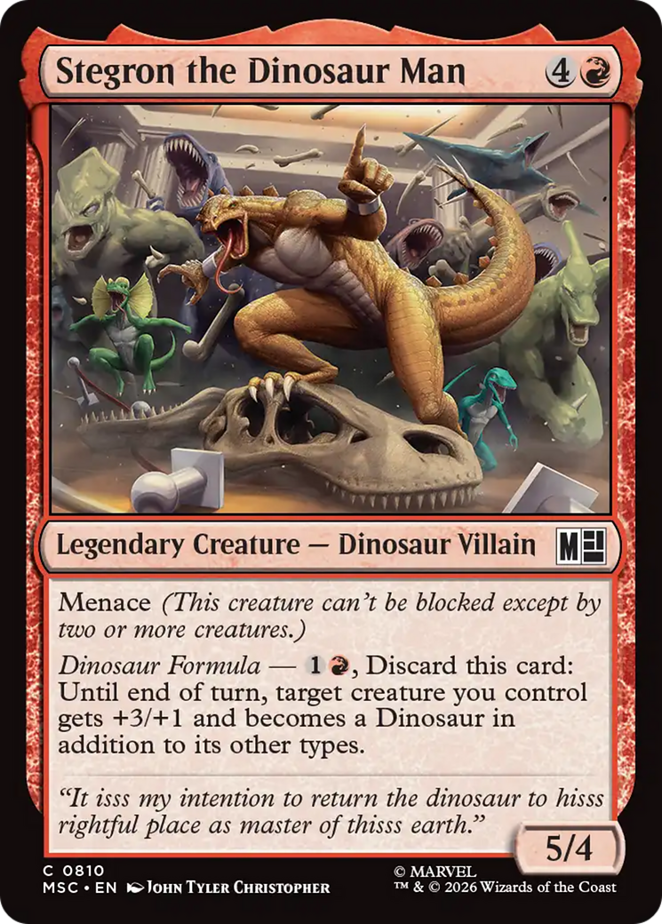 Stegron the Dinosaur Man [Marvel Super Heroes Commander] | L.A. Mood Comics and Games