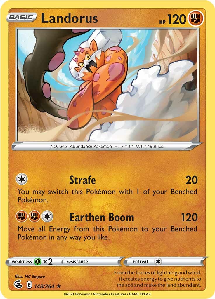 Landorus (148/264) [Sword & Shield: Fusion Strike] | L.A. Mood Comics and Games