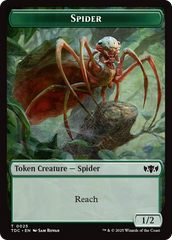 Spider // Bird Double-Sided Token [Tarkir: Dragonstorm Commander Tokens] | L.A. Mood Comics and Games