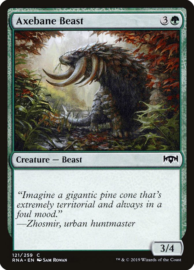 Axebane Beast [Ravnica Allegiance] | L.A. Mood Comics and Games