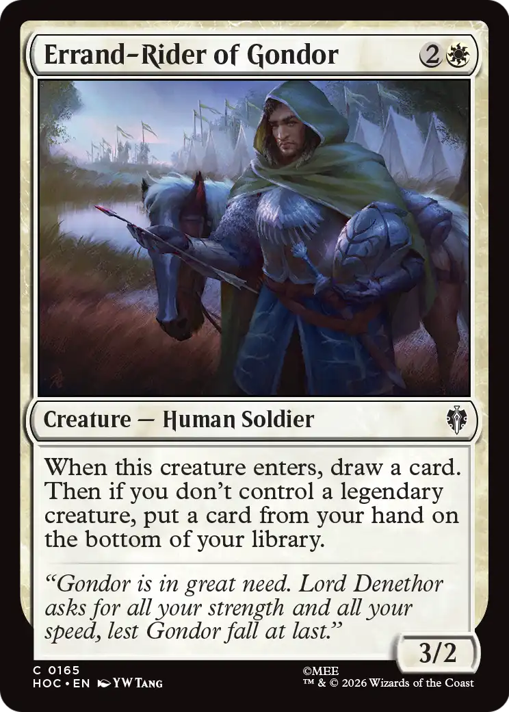Errand-Rider of Gondor [The Hobbit: Eternal-Legal] | L.A. Mood Comics and Games