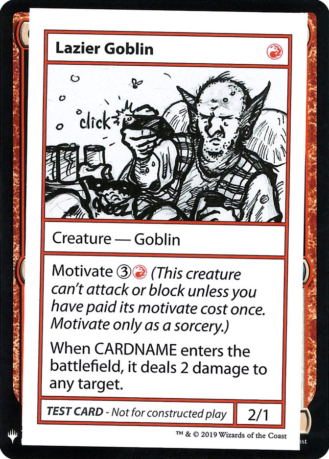 Lazier Goblin [Mystery Booster Playtest Cards] | L.A. Mood Comics and Games