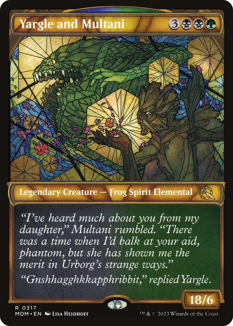 Yargle and Multani (Showcase Planar Booster Fun) [March of the Machine] | L.A. Mood Comics and Games
