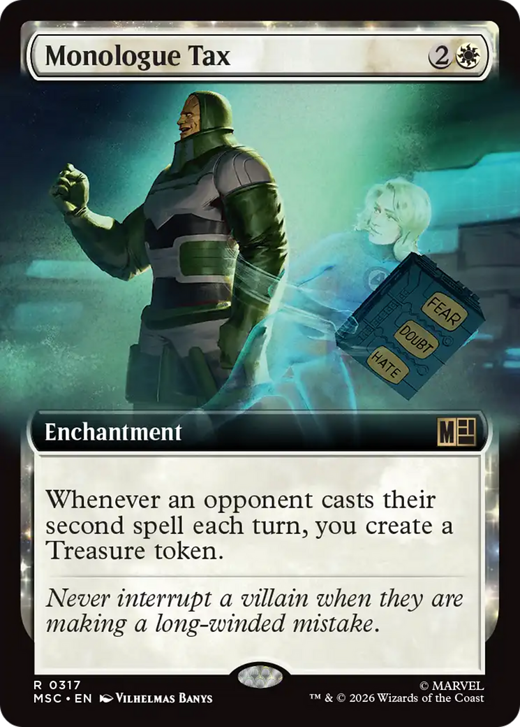 Monologue Tax (Extended Art) [Marvel Super Heroes Commander] | L.A. Mood Comics and Games