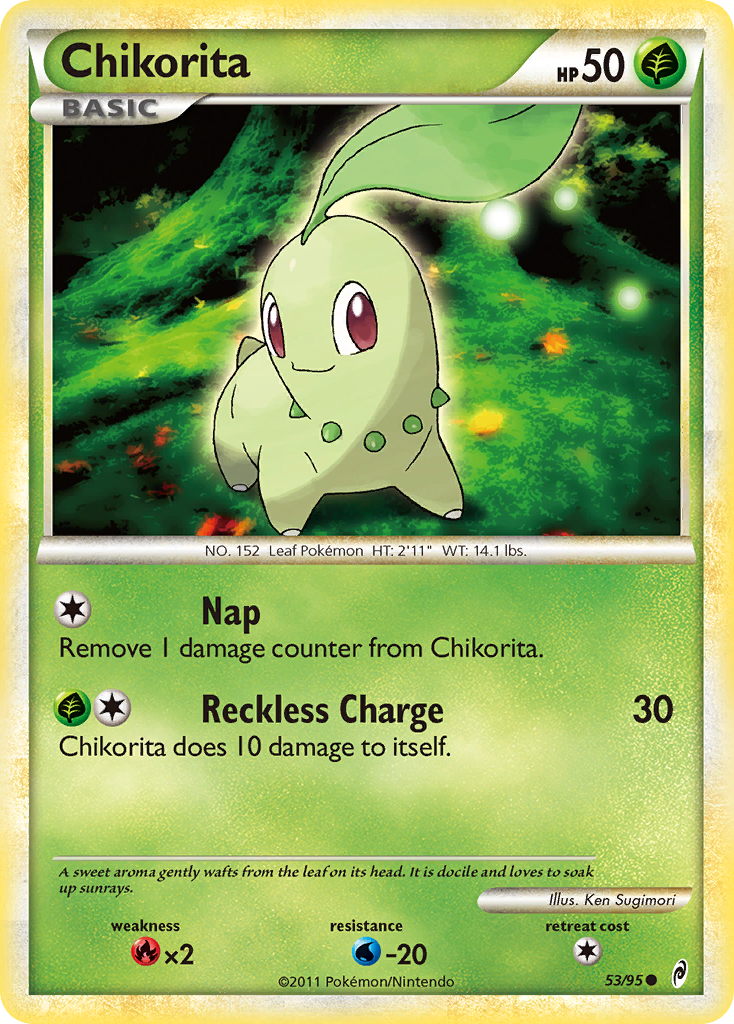 Chikorita (53/95) [HeartGold & SoulSilver: Call of Legends] | L.A. Mood Comics and Games