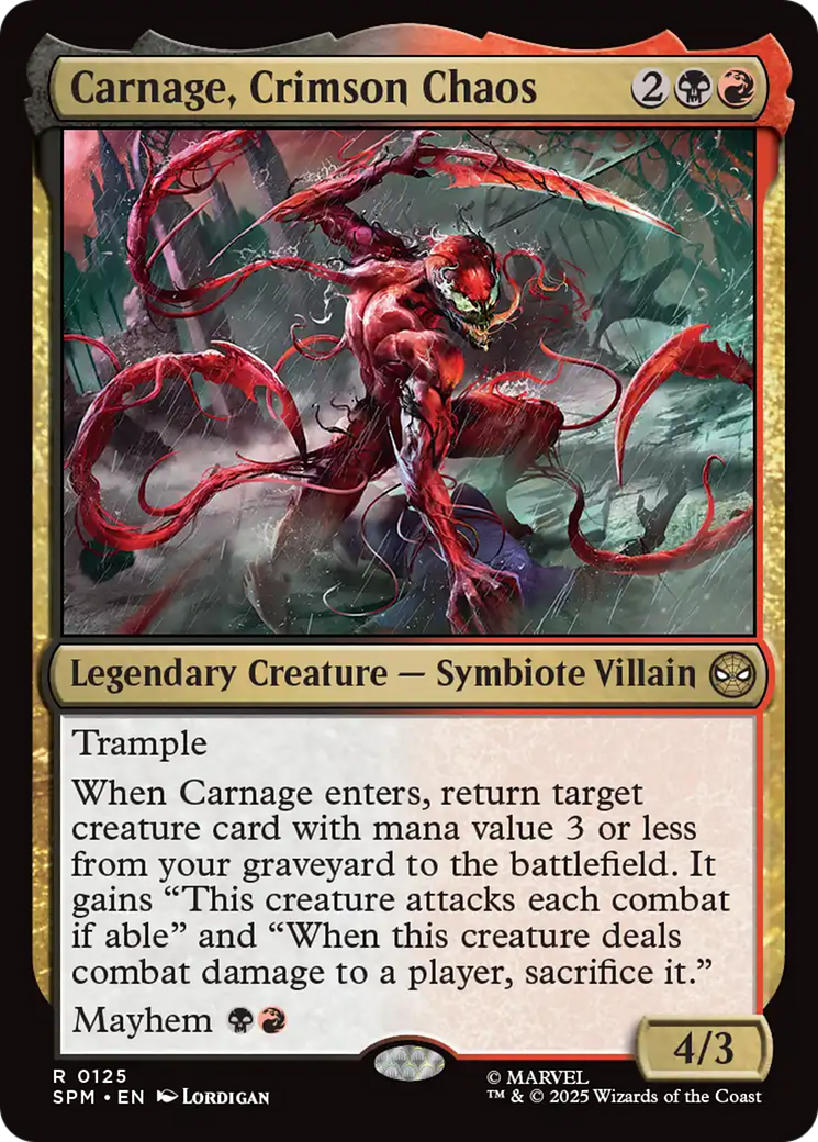 Carnage, Crimson Chaos [Marvel's Spider-Man] | L.A. Mood Comics and Games