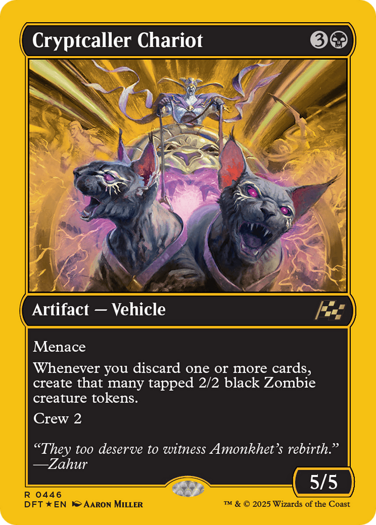 Cryptcaller Chariot (First-Place Foil) [Aetherdrift] | L.A. Mood Comics and Games