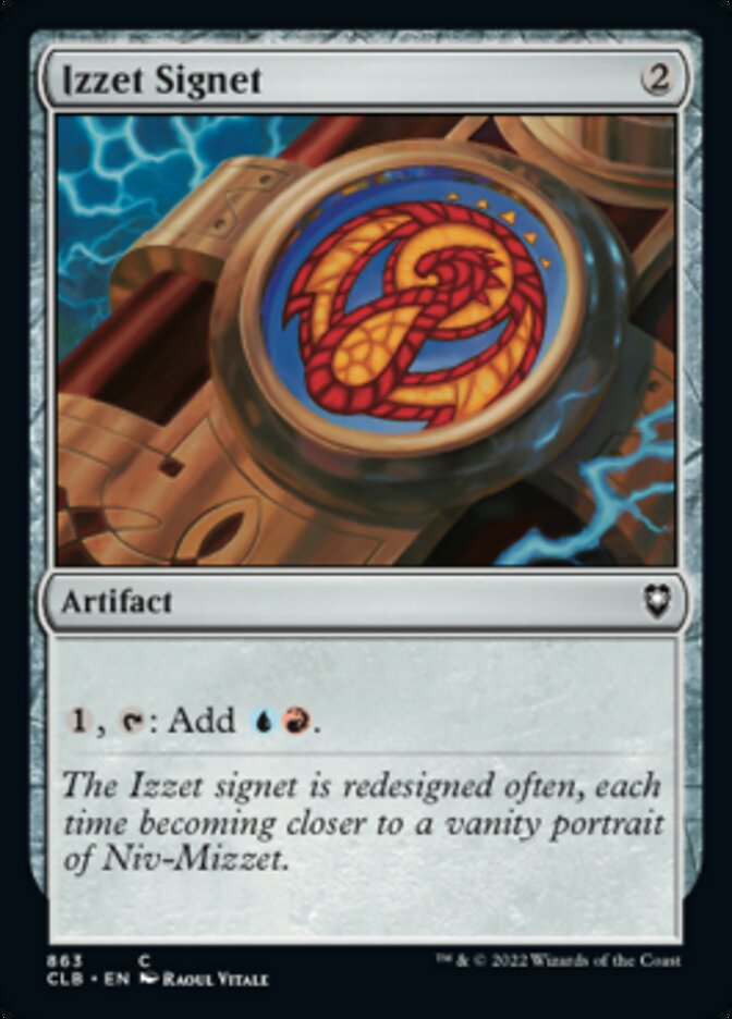 Izzet Signet [Commander Legends: Battle for Baldur's Gate] | L.A. Mood Comics and Games