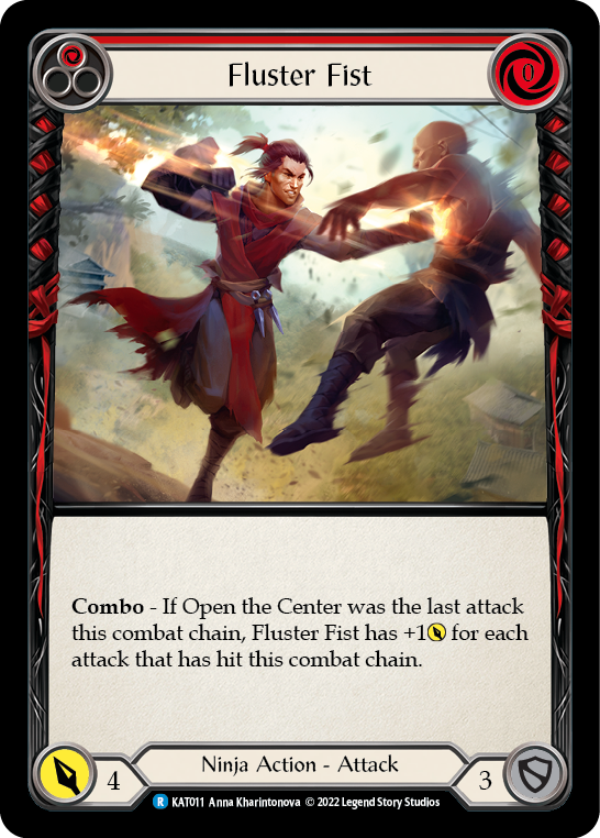 Fluster Fist (Red) [KAT011] (Outsiders Katsu Blitz Deck) | L.A. Mood Comics and Games