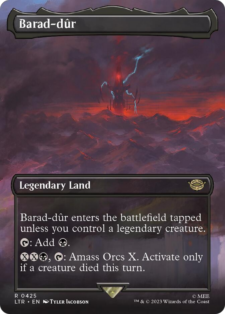 Barad-dur (Borderless Alternate Art) (425) [The Lord of the Rings: Tales of Middle-Earth] | L.A. Mood Comics and Games