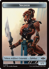 Solider (0032) // Copy Double-Sided Token [Tarkir: Dragonstorm Commander Tokens] | L.A. Mood Comics and Games