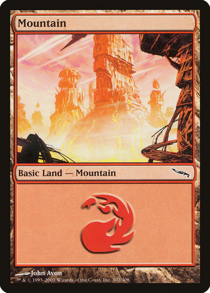 Mountain (302) [Mirrodin] | L.A. Mood Comics and Games