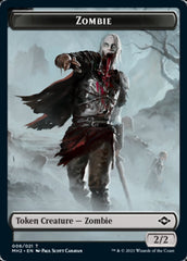 Clue (14) // Zombie Double-Sided Token [Modern Horizons 2 Tokens] | L.A. Mood Comics and Games