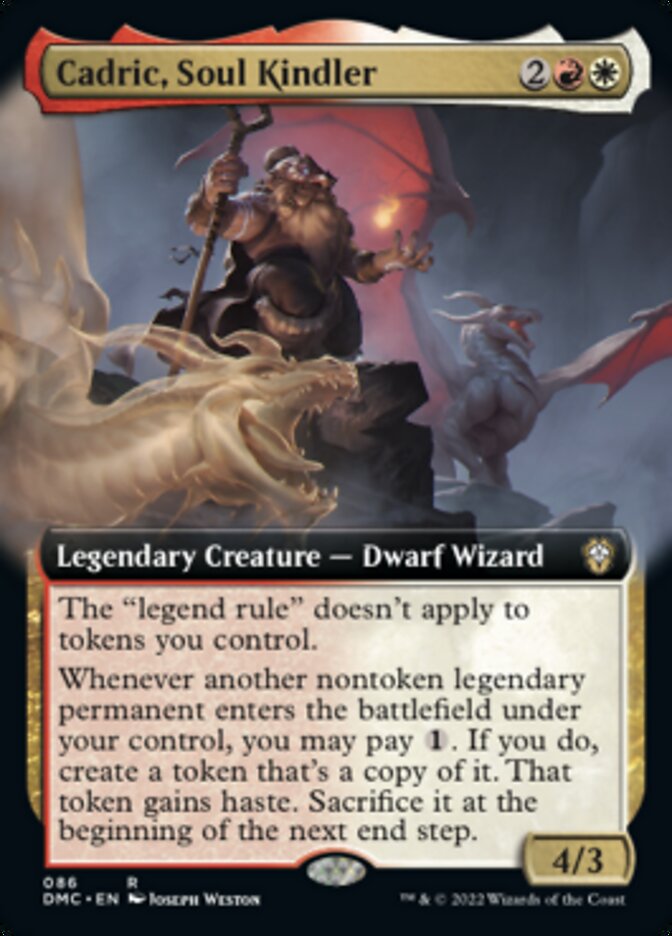 Cadric, Soul Kindler (Extended Art) [Dominaria United Commander] | L.A. Mood Comics and Games