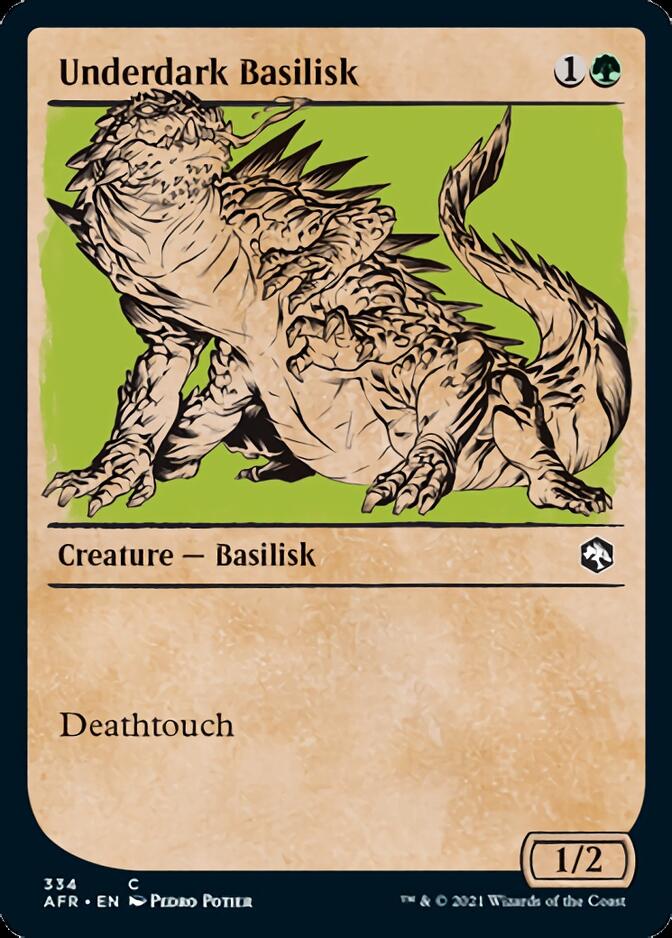 Underdark Basilisk (Showcase) [Dungeons & Dragons: Adventures in the Forgotten Realms] | L.A. Mood Comics and Games