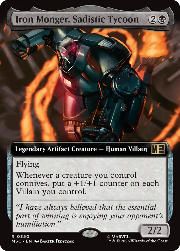 Iron Monger, Sadistic Tycoon (Extended Art) [Marvel Super Heroes Commander] | L.A. Mood Comics and Games