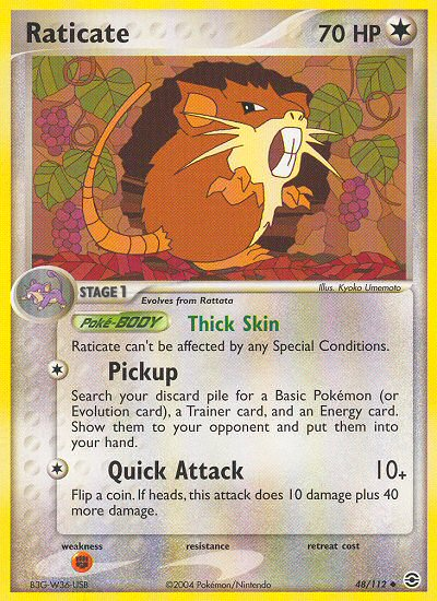 Raticate (48/112) [EX: FireRed & LeafGreen] | L.A. Mood Comics and Games