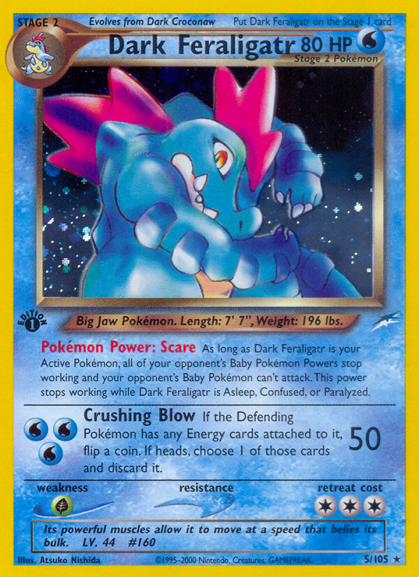 Dark Feraligatr (5/105) [Neo Destiny 1st Edition] | L.A. Mood Comics and Games