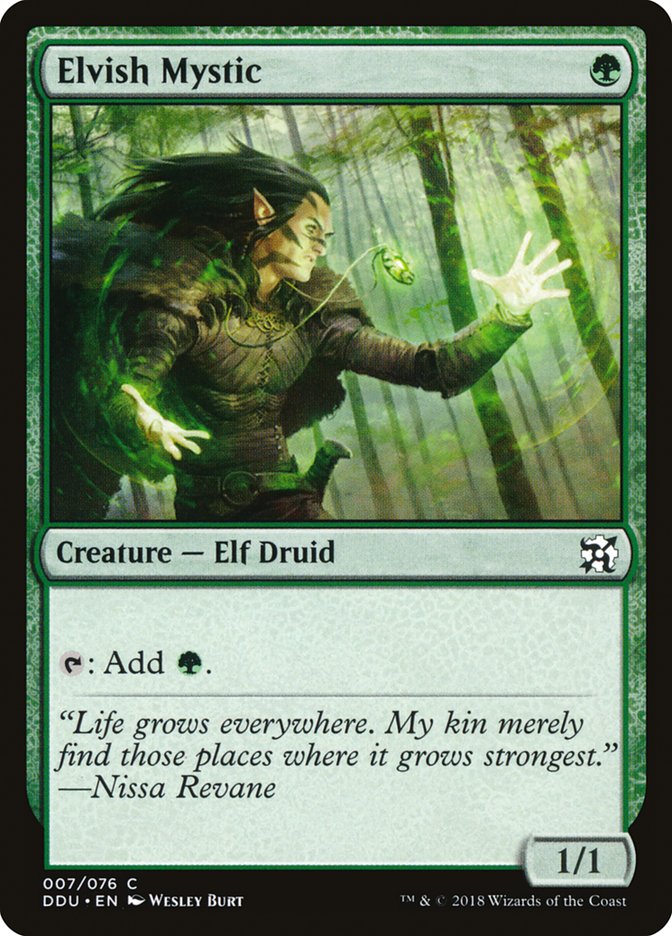 Elvish Mystic [Duel Decks: Elves vs. Inventors] | L.A. Mood Comics and Games