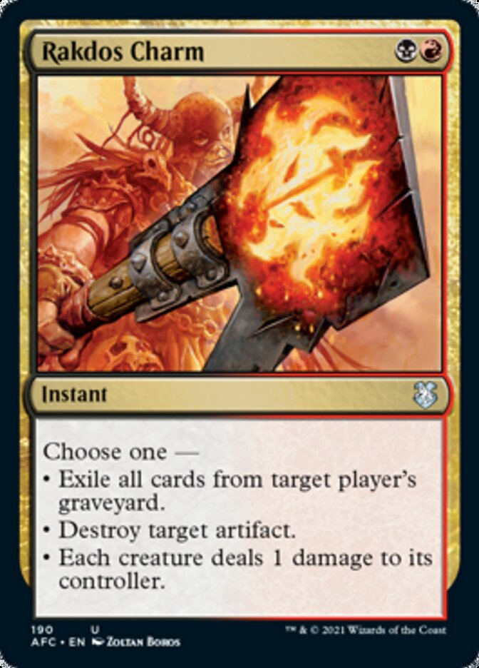 Rakdos Charm [Dungeons & Dragons: Adventures in the Forgotten Realms Commander] | L.A. Mood Comics and Games