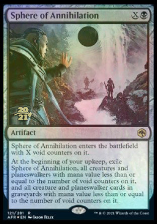 Sphere of Annihilation [Dungeons & Dragons: Adventures in the Forgotten Realms Prerelease Promos] | L.A. Mood Comics and Games