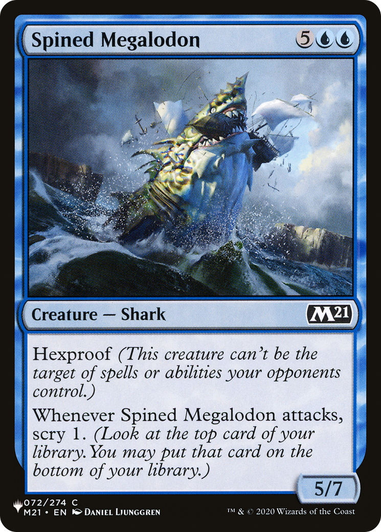 Spined Megalodon [The List Reprints] | L.A. Mood Comics and Games