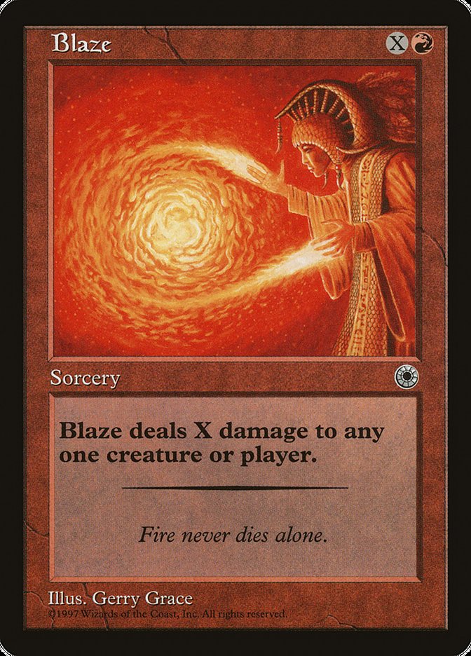 Blaze (With Flavor Text) [Portal] | L.A. Mood Comics and Games