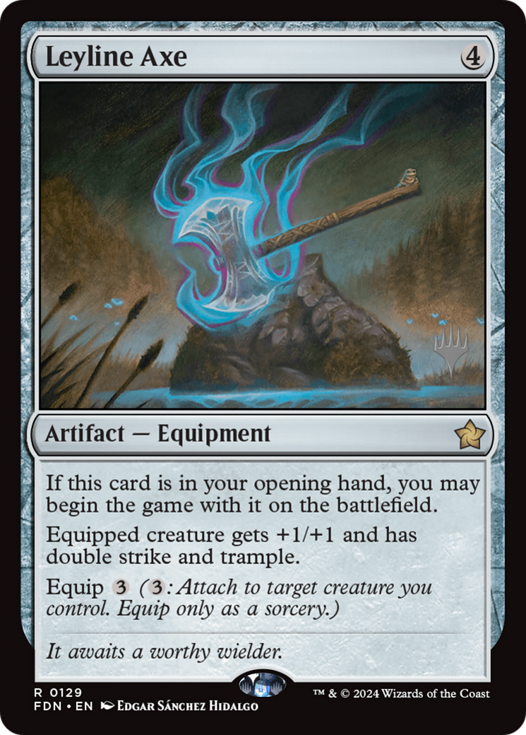 Leyline Axe [Foundations Promos] | L.A. Mood Comics and Games