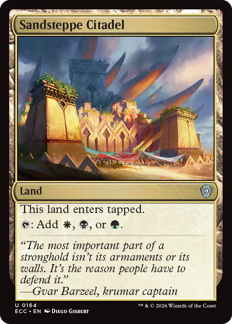 Sandsteppe Citadel [Lorwyn Eclipsed Commander] | L.A. Mood Comics and Games