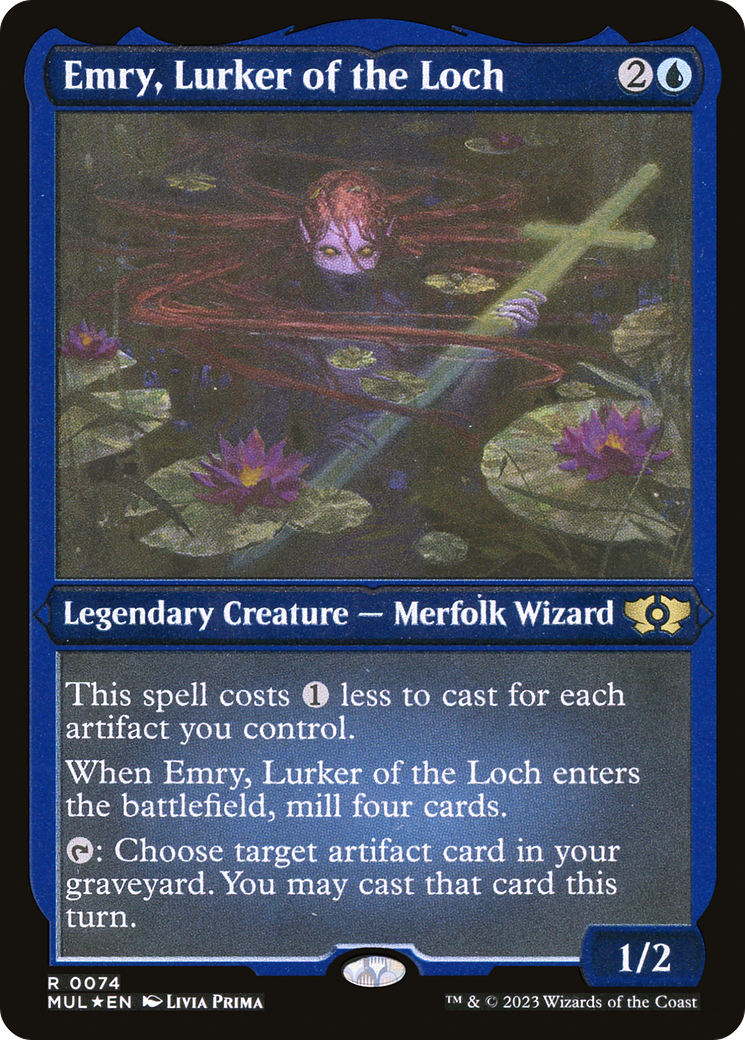 Emry, Lurker of the Loch (Foil Etched) [Multiverse Legends] | L.A. Mood Comics and Games