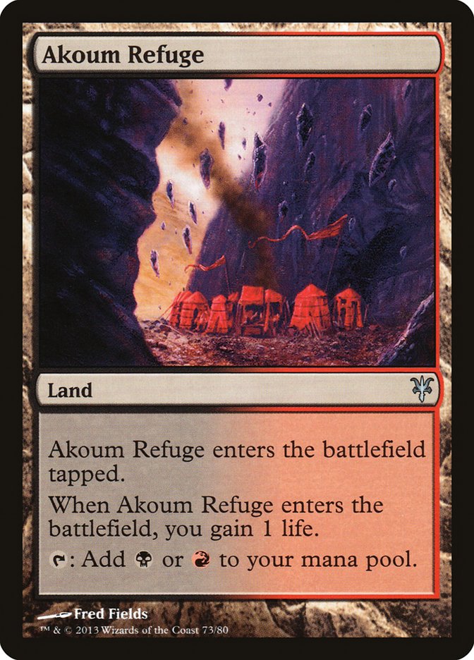 Akoum Refuge [Duel Decks: Sorin vs. Tibalt] | L.A. Mood Comics and Games