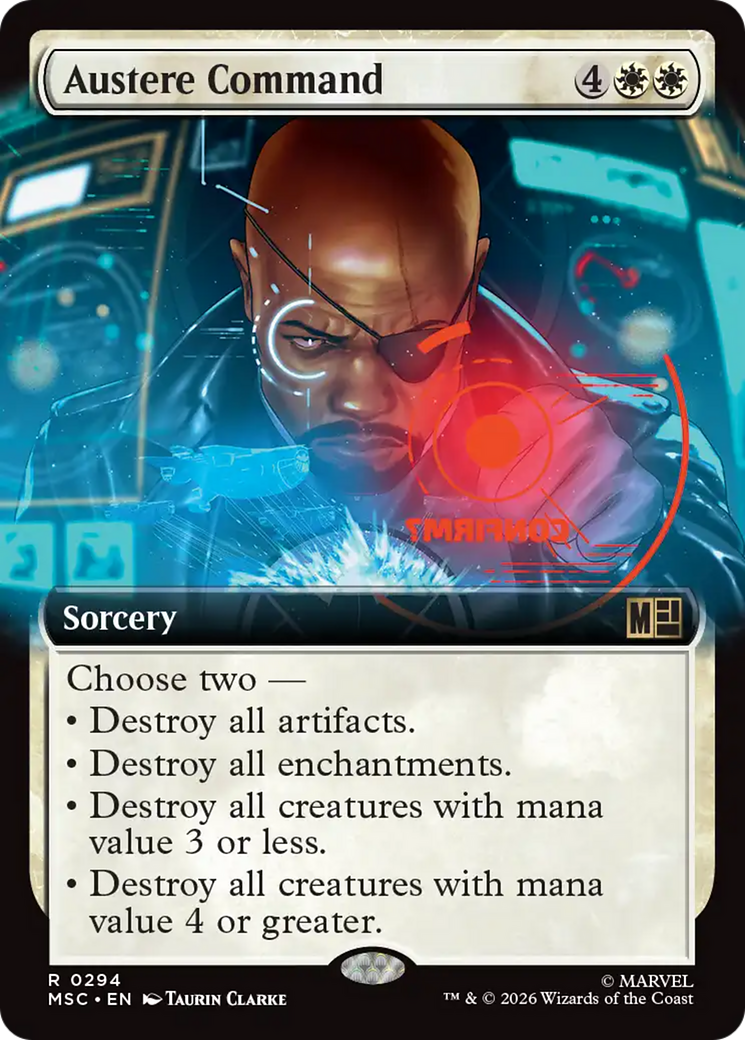 Austere Command (Extended Art) [Marvel Super Heroes Commander] | L.A. Mood Comics and Games