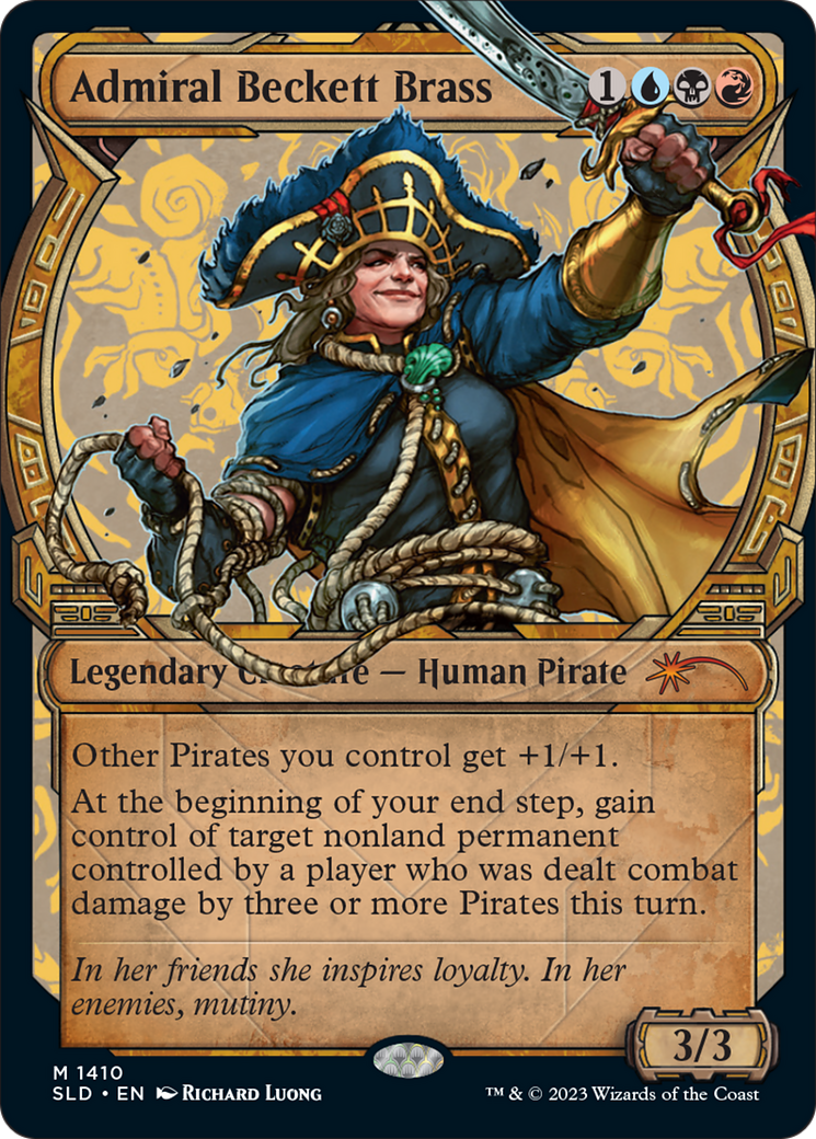 Admiral Beckett Brass (Rainbow Foil) [Secret Lair Drop Series] | L.A. Mood Comics and Games