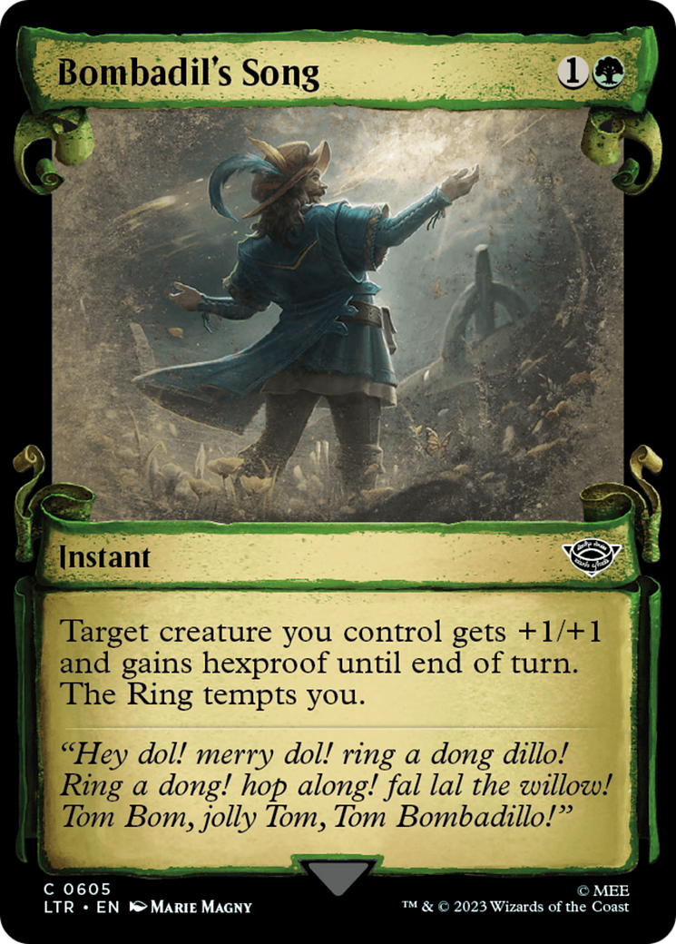 Bombadil's Song [The Lord of the Rings: Tales of Middle-Earth Showcase Scrolls] | L.A. Mood Comics and Games
