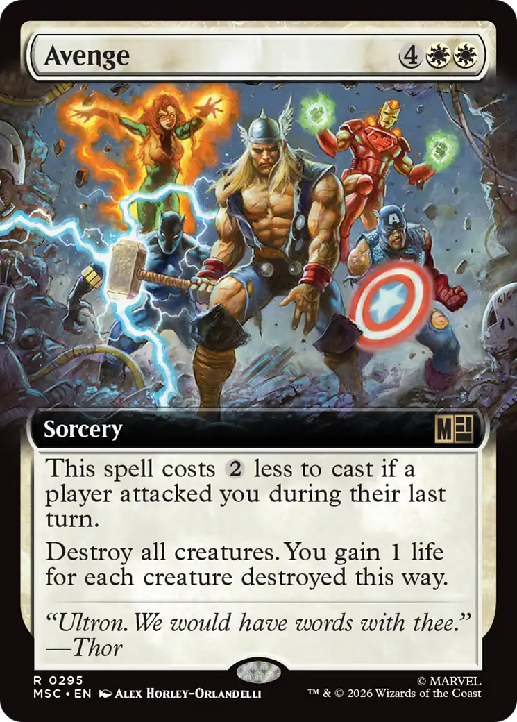 Avenge (Extended Art) [Marvel Super Heroes Commander] | L.A. Mood Comics and Games