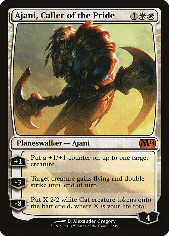 Ajani, Caller of the Pride [Magic 2014] | L.A. Mood Comics and Games
