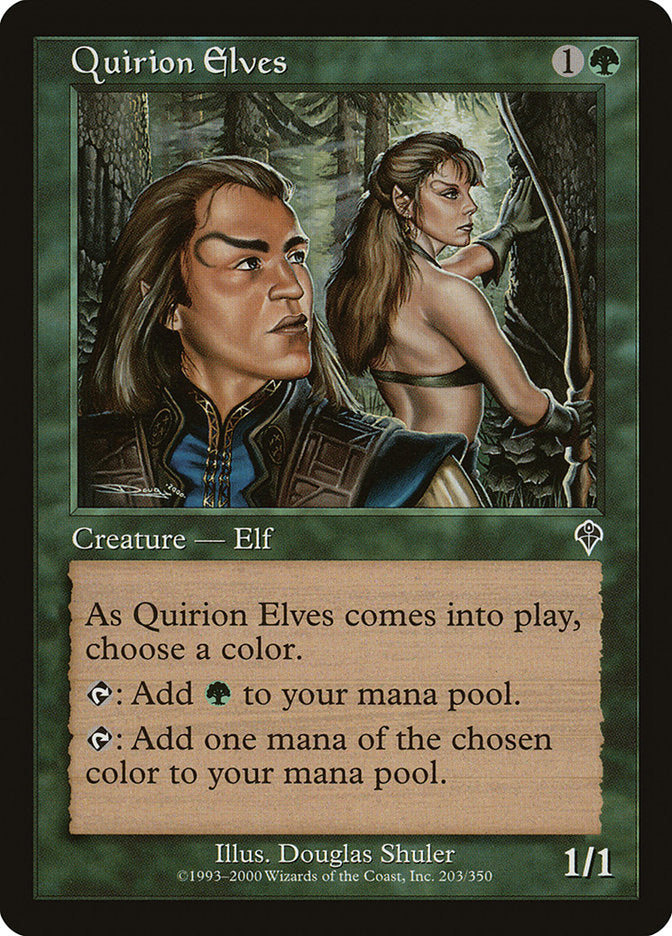 Quirion Elves [Invasion] | L.A. Mood Comics and Games