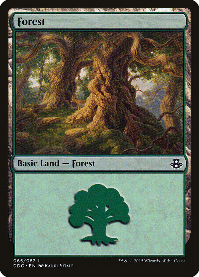 Forest (65) [Duel Decks: Elspeth vs. Kiora] | L.A. Mood Comics and Games