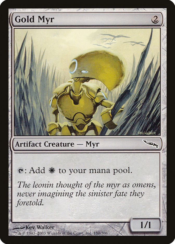 Gold Myr [Mirrodin] | L.A. Mood Comics and Games