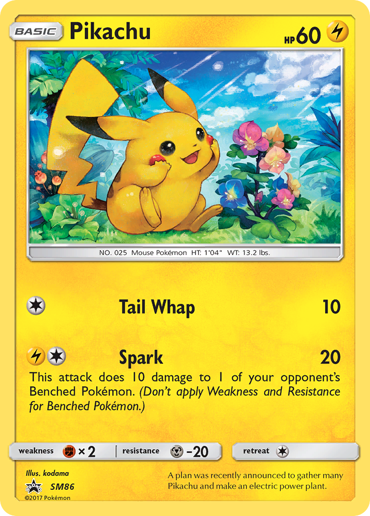 Pikachu (SM86) [Sun & Moon: Black Star Promos] | L.A. Mood Comics and Games