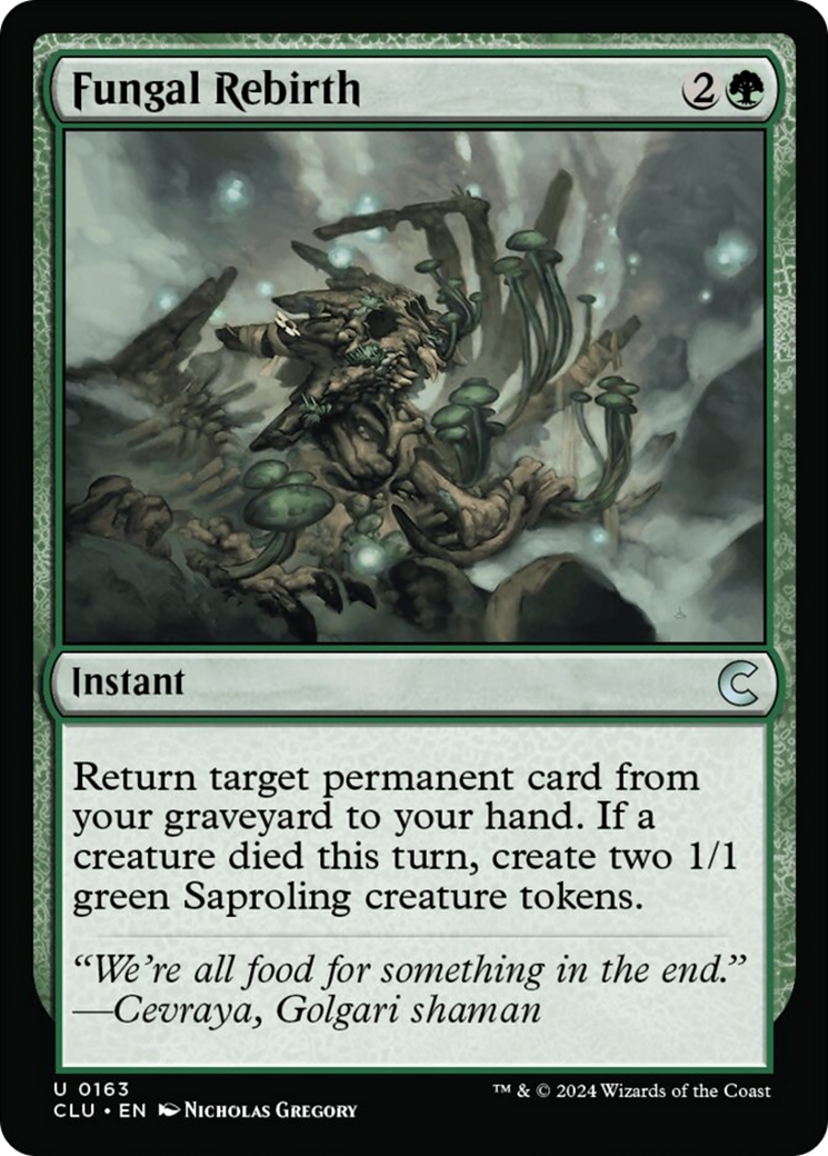 Fungal Rebirth [Ravnica: Clue Edition] | L.A. Mood Comics and Games