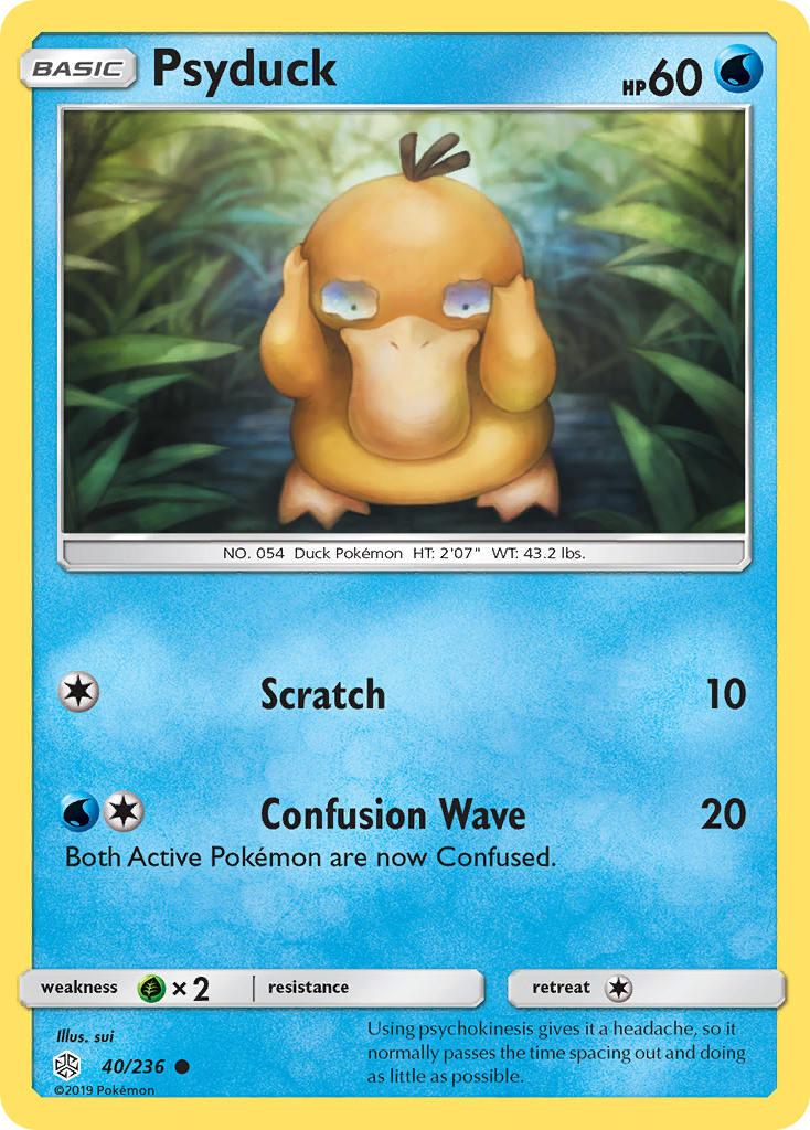 Psyduck (40/236) [Sun & Moon: Cosmic Eclipse] | L.A. Mood Comics and Games