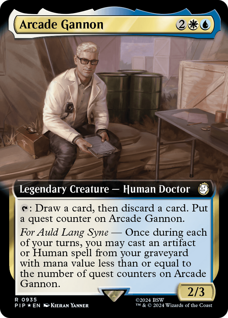 Arcade Gannon (Extended Art) (Surge Foil) [Fallout] | L.A. Mood Comics and Games