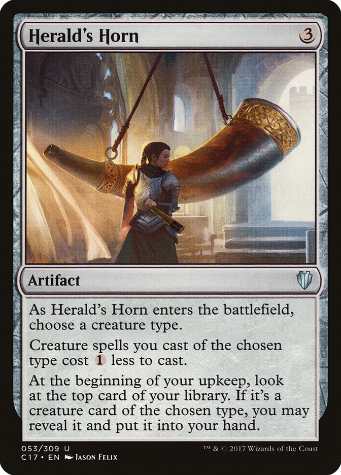 Herald's Horn [Commander 2017] | L.A. Mood Comics and Games