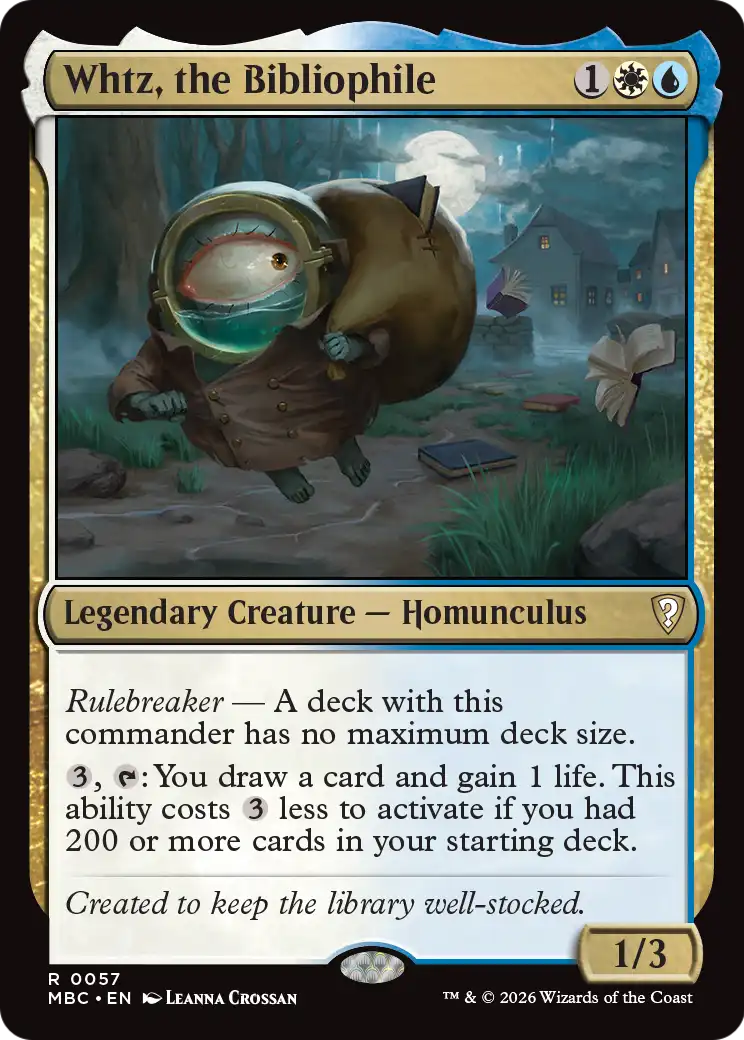 Whtz, the Bibliophile [Mystery Booster: Commander Edition] | L.A. Mood Comics and Games