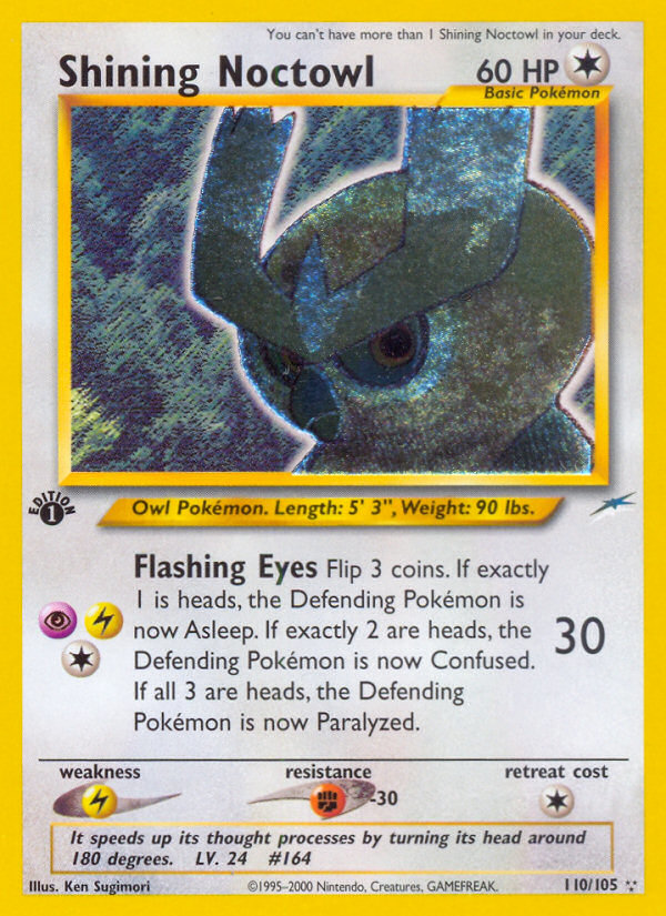 Shining Noctowl (110/105) [Neo Destiny 1st Edition] | L.A. Mood Comics and Games