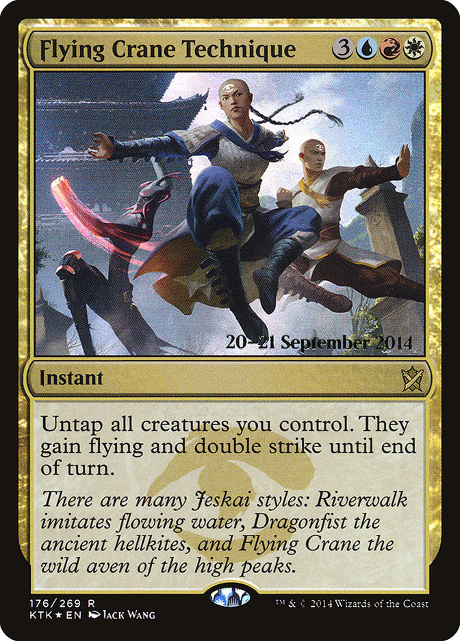 Flying Crane Technique [Khans of Tarkir Prerelease Promos] | L.A. Mood Comics and Games