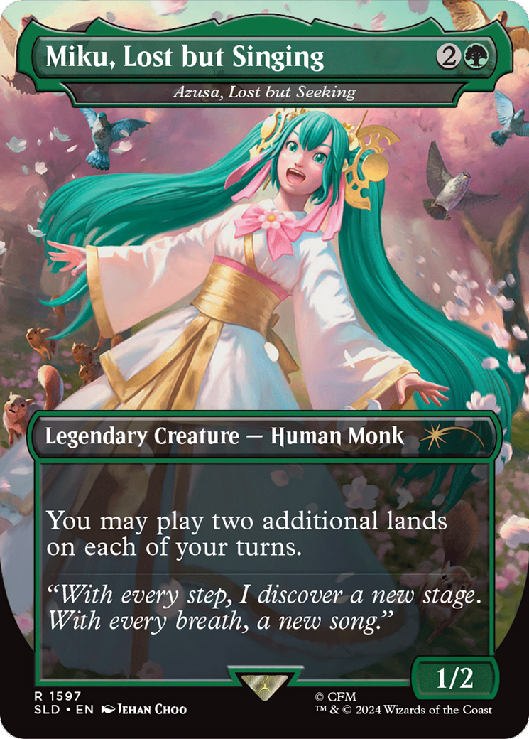 Miku, Lost but Singing - Azusa, Lost but Seeking [Secret Lair Drop Series] | L.A. Mood Comics and Games