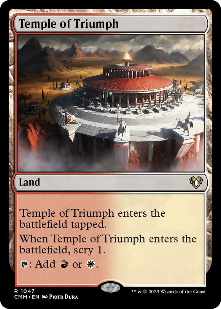 Temple of Triumph [Commander Masters] | L.A. Mood Comics and Games