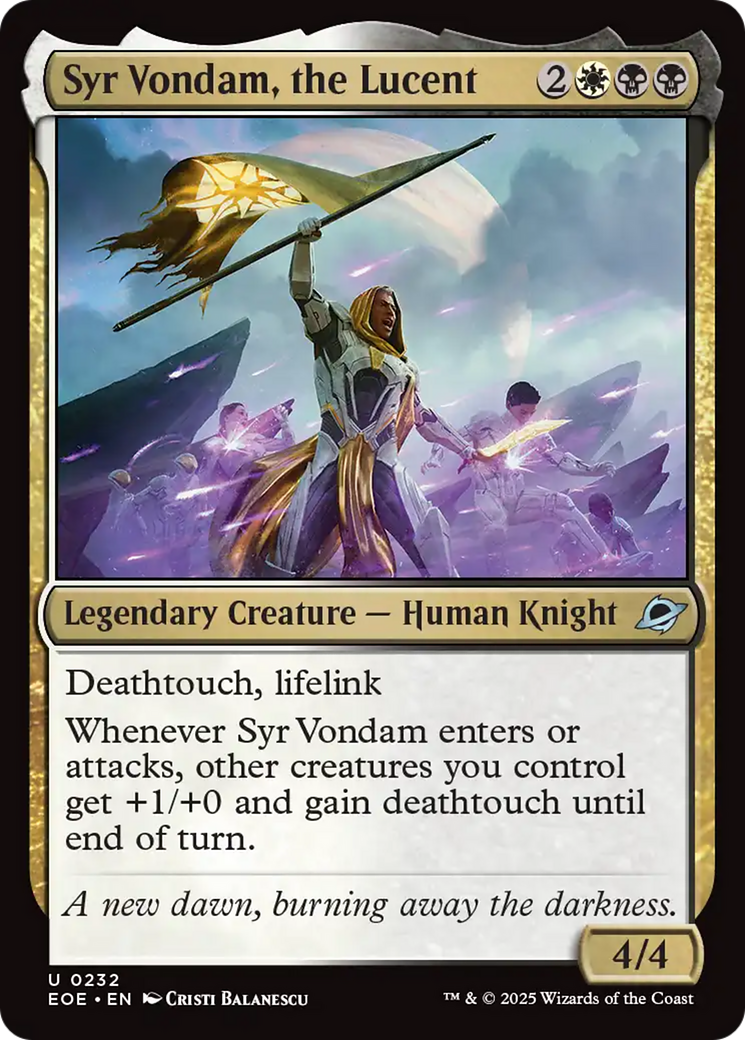 Syr Vondam, the Lucent [Edge of Eternities] | L.A. Mood Comics and Games
